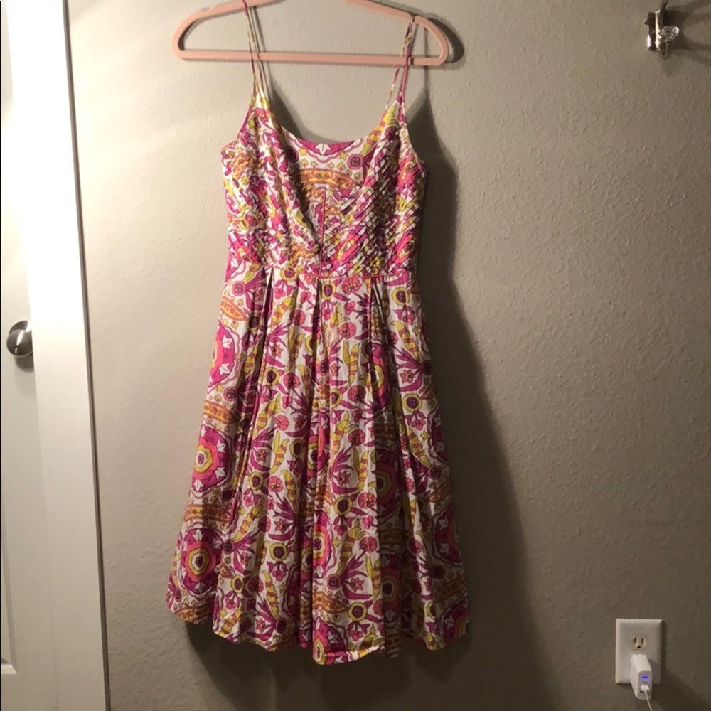 Tory Burch sz 2 sundress floral spaghetti straps